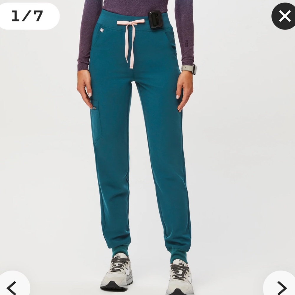 Figs Caribbean Blue Jogger Pants